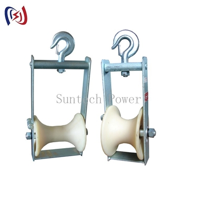 blocchetto di Pulley Stringing Roller del conduttore di cavo aereo di 80mm per la linea sopraelevata