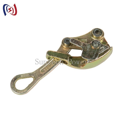 Singola pinza di presa della corda di Stringing Tools Tightening del conduttore del cavo di terra di messa a terra della camma