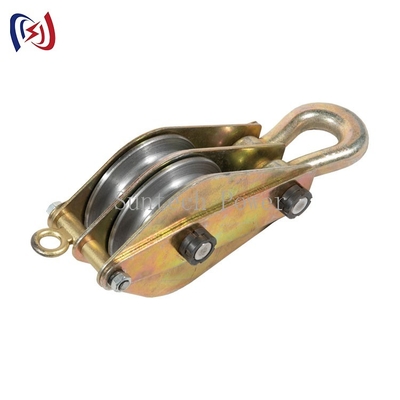 30kn conduttore Stringing Tools Steel che solleva la puleggia del blocchetto dell'attrezzatura per sollevare