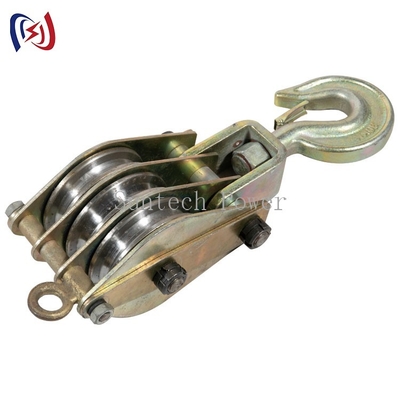 30kn conduttore Stringing Tools Steel che solleva la puleggia del blocchetto dell'attrezzatura per sollevare