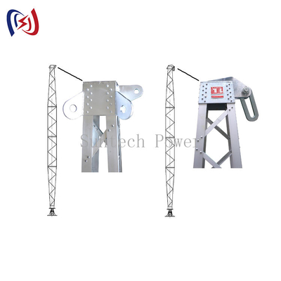 Lega di alluminio Gin Pole Tower Erection Tools elettrico