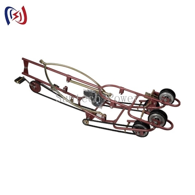 carrello di alluminio di ispezione della carrucola 1kN per la linea di trasmissione manutenzione