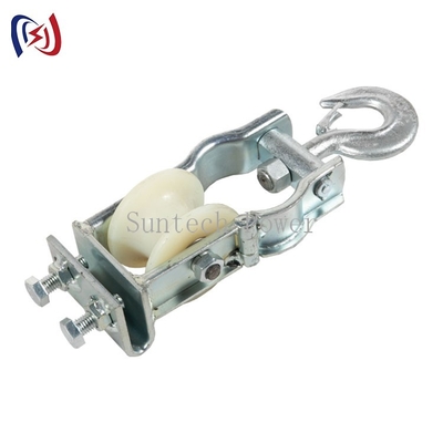 Seduta a doppio uso e tipo d'attaccatura conduttore Pulley Stringing Block del cavo metallico