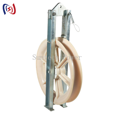 Singolo conduttore di nylon Pulley Stringing Blocks della ruota per la linea di trasmissione