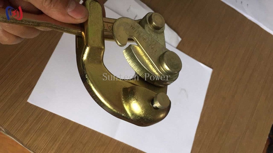 Strumenti per linee di trasmissione aeree a pinza universale per prestazioni ottimali nel tiraggio dei cavi