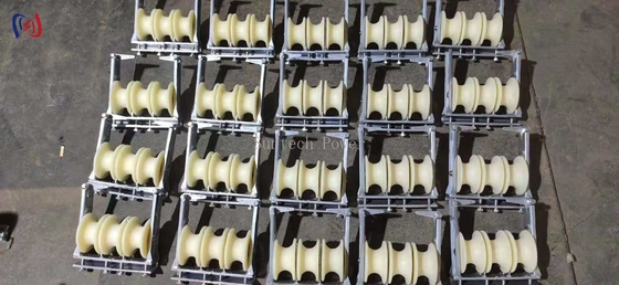 Tirare in modo efficiente tre fasci di fili di piccola sezione trasversale con blocchi di stringa conduttore