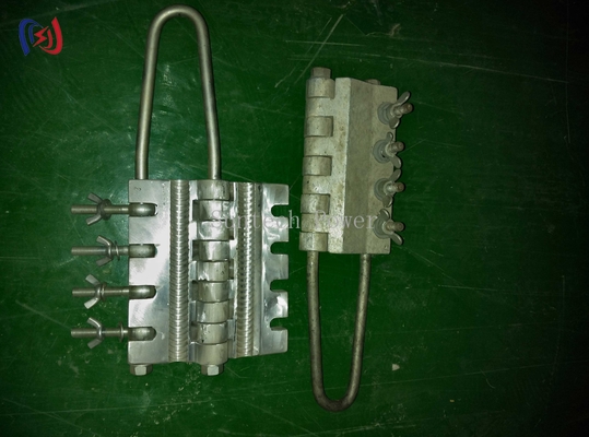 Tipo bullone Anti-torsione Acciaio Corde Gripper Stringing Conduttore Come Along Clamp