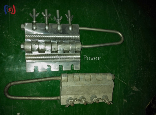 Tipo bullone Anti-torsione Acciaio Corde Gripper Stringing Conduttore Come Along Clamp