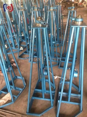 Supporto per tamburo cavi di servizio – Supporto semplice per bobine per progetti di linee elettriche e trasmissione