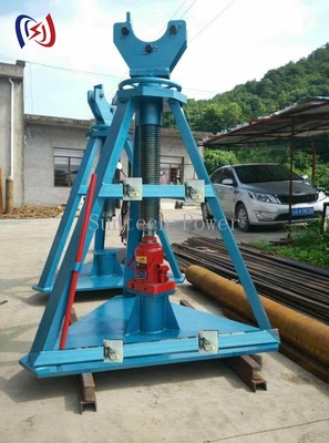 Supporto per bobina cavo idraulico da 70kN – Sollevamento industriale per impieghi gravosi | Telaio per progetti di energia e telecomunicazioni