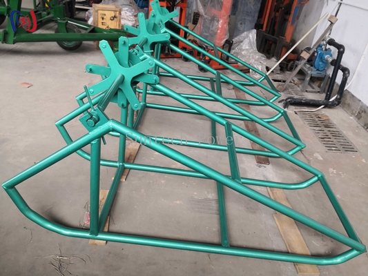 Rollo di corda e stand  controllato pagamento  previene l'intreccio  ideale per le operazioni di sicurezza e salvataggio