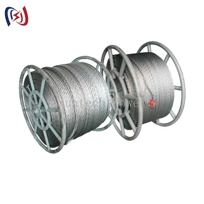 Corde in acciaio intrecciate anti-torsione Cable galvanizzato ad alta resistenza per la costruzione di linee elettriche