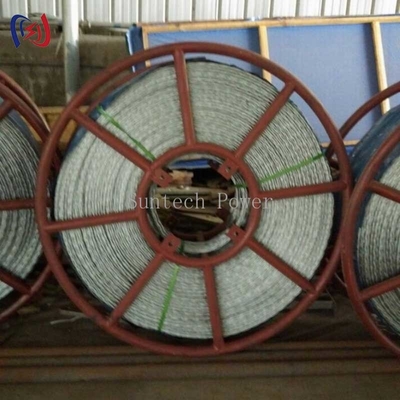 Corde in acciaio intrecciate anti-torsione Cable galvanizzato ad alta resistenza per la costruzione di linee elettriche