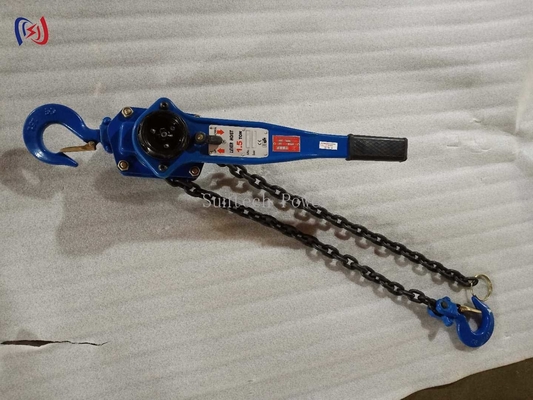 Paranco manuale a catena con gancio di sicurezza per un controllo sicuro del carico
