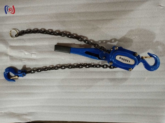 Paranco manuale a catena con gancio di sicurezza per un controllo sicuro del carico