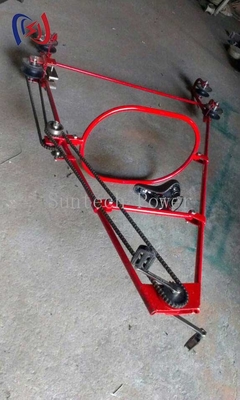 Camionetti di ispezione e linee aeree Biciclette per il lavoro in linea diretta su doppi conduttori