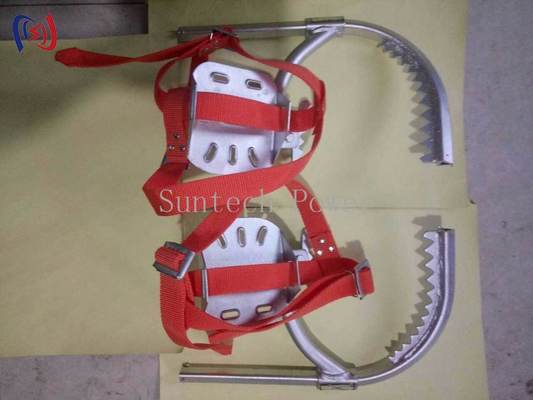 Clampe per piedi per grappler professionisti per arrampicata e manutenzione su pali di servizio