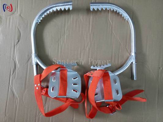 Clampe per piedi per grappler professionisti per arrampicata e manutenzione su pali di servizio