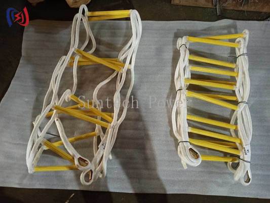 Scala professionale isolata in corda per lavori su linee elettriche Manutenzione ad alta tensione​