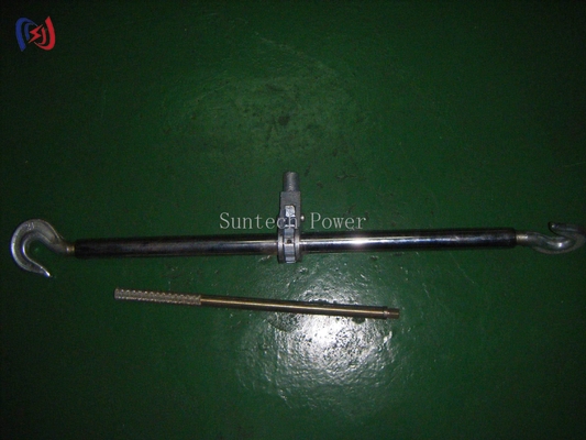 Fabbricazione in acciaio a doppio gancio per la tensione e il supporto delle linee elettriche