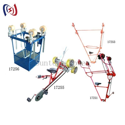 Camionetto di ispezione dei conduttori a due fasce per la manutenzione delle linee elettriche