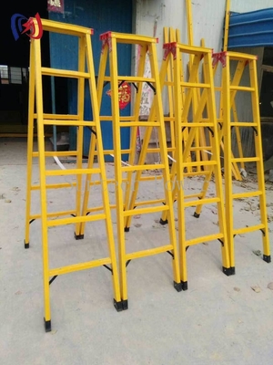 Scala isolante in fibra di vetro da 100 kV per lavori elettrici
