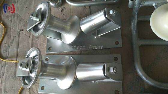 Rullo di curvatura per cavi da 10KN per l'installazione di cavi elettrici sotterranei