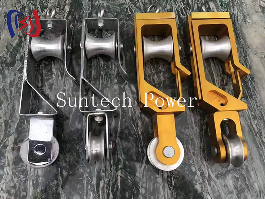 Paranco a doppia carrucola per la sostituzione di linee di trasmissione di energia SH2-OPGW1