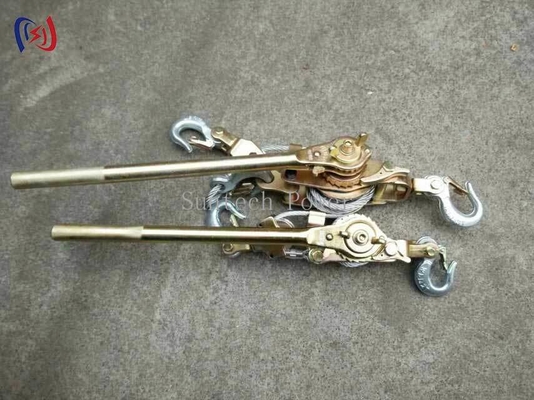Tenditore a cricchetto per cavi retrattili 10-30KN per la costruzione di linee elettriche
