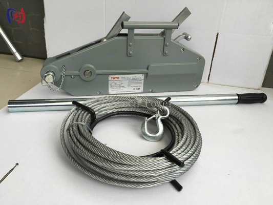 Paranco a fune con maniglia HSS408 per la costruzione di linee elettriche