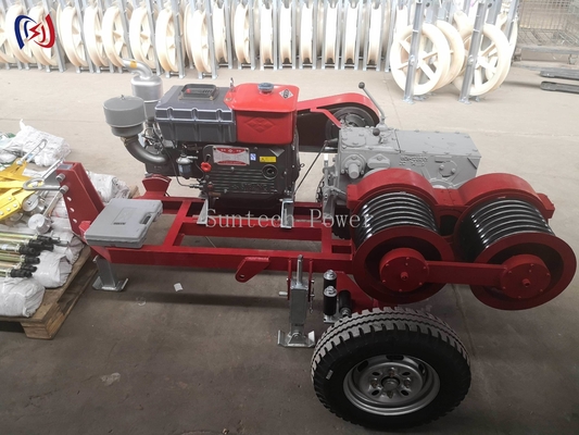 6.3-9KW Vinicola a doppio tamburo per la costruzione di linee elettriche JJCS-50J