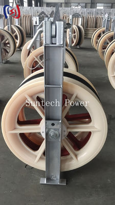 Blocco di tesatura conduttore per impieghi gravosi serie 660 con dimensioni puleggia personalizzabili e durata di un anno