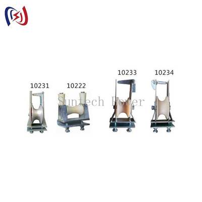 Booster per la posa di conduttori ad alta tensione con puleggia in nylon e dimensioni personalizzate per applicazioni su linee elettriche aeree