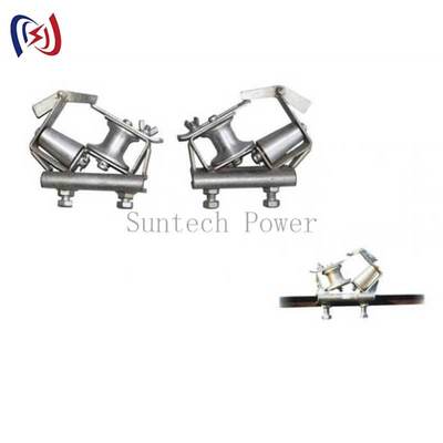 Blocco di tesatura conduttore durevole con raggio di curvatura R570 e dimensione puleggia personalizzata per un anno di durata