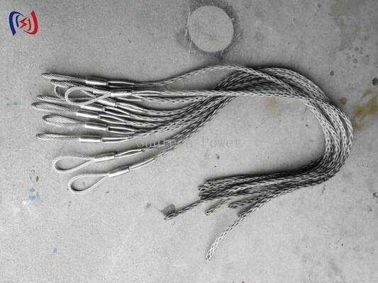 Giunti affidabili per calze a rete OPGW con diametro del cavo di 7-22 mm, carico nominale di 10-25 KN e resistenti alla corrosione per giunzioni sicure della linea di trasmissione