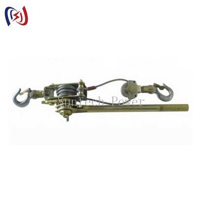Heavy Duty Ratchet Withdrawing Wire Tighter with 10-30KN Rated Load and 1200-1500mm Tight-line Length for Conductor Stringing
