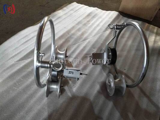 Dispositivo portatile di misura della lunghezza del conduttore per uso sul campo con diametro massimo del cavo di 50 mm