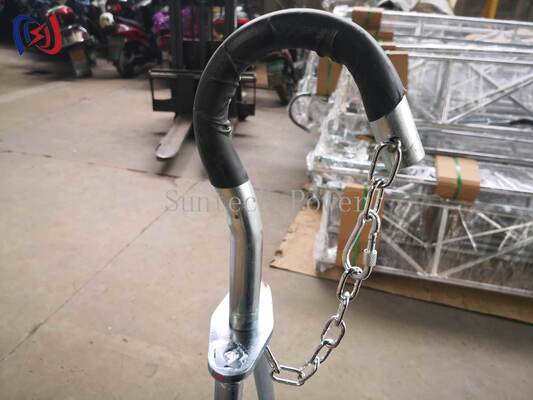 Piattaforma di lavoro con telaio per impieghi gravosi con carico nominale di 1,5 KN, lunghezza da 3 a 10 m e peso da 30 kg a 100 kg per un accesso elevato sicuro