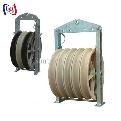 Carrello di posa serie 660 per traino ad alta tensione di conduttori di trasmissione di grande diametro