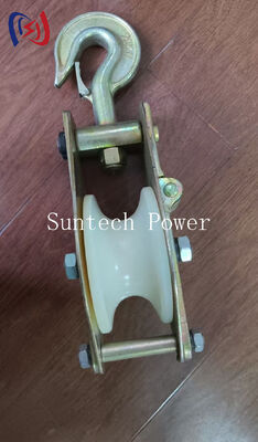 Attrezzatura di sollevamento per carichi pesanti con puleggia in acciaio fuso con carico nominale di 10-200 KN per sollevamento e attrezzatura