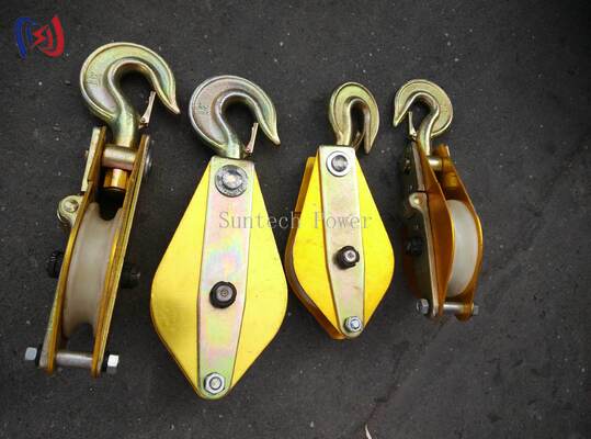 Dispositivo di sollevamento leggero in lega di alluminio con fascia di nylon e carico nominale da 10 a 100KN per lavori elettrici aerei