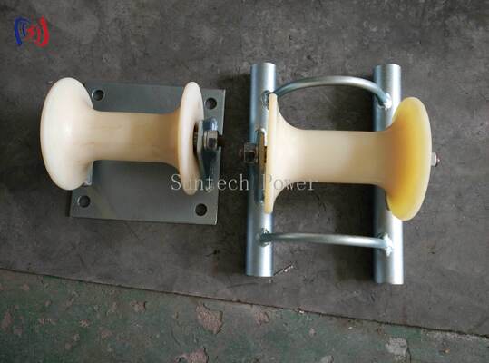 5KN rulli a terra per cavi a carico nominale con supporto in alluminio fuso per installazione sotterranea