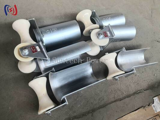 Rulli di protezione dell'ingresso del cavo della serie D con diametro del tubo da 80 a 200 mm per il tiraggio del cavo resistente alla corrosione e a basso attrito