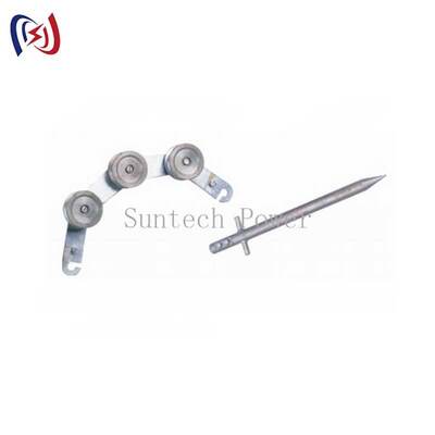 Blocco di messa a terra di tipo gancio di 75 mm di diametro inferiore per connessioni ad alta conduttività veloci e sicure