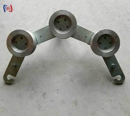 Blocco di messa a terra di tipo gancio di 75 mm di diametro inferiore per connessioni ad alta conduttività veloci e sicure