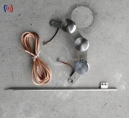 Blocco di messa a terra di tipo gancio di 75 mm di diametro inferiore per connessioni ad alta conduttività veloci e sicure