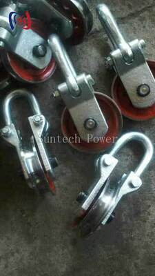 Blocco di punti di sollevamento professionale con carico nominale da 50-80KN e diametro di fascia da 160-190 mm per il sollevamento sicuro della torre di trasmissione