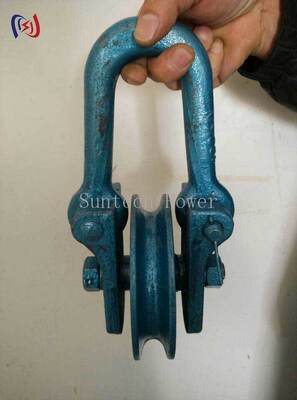 Blocco di punti di sollevamento professionale con carico nominale da 50-80KN e diametro di fascia da 160-190 mm per il sollevamento sicuro della torre di trasmissione