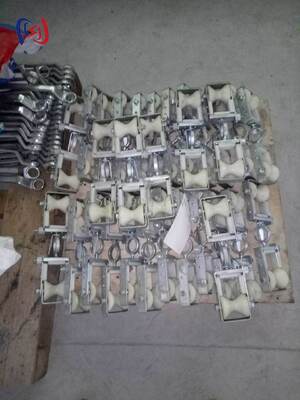 Blocco a doppia fascia professionale con carico nominale di 2KN per vantaggio meccanico e resistenza alla corrosione