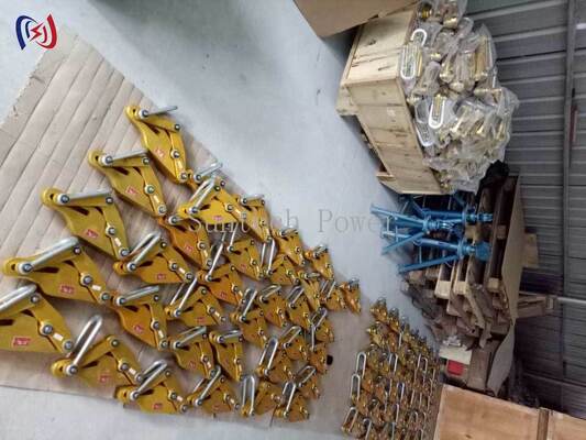 Agganciatore per conduttori in lega di alluminio con carico nominale da 7-80KN, 14-48mm Max Open e aggancio non dannoso per una maneggevole sicurezza